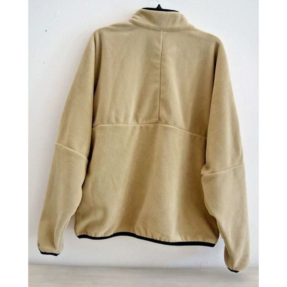 Nike DX0525 247 Men's Sz S Beige/Khaki Half-Zip Oversized Fleece Pullover $75 - Picture 2 of 9